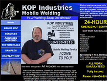 Tablet Screenshot of kopindustries.com